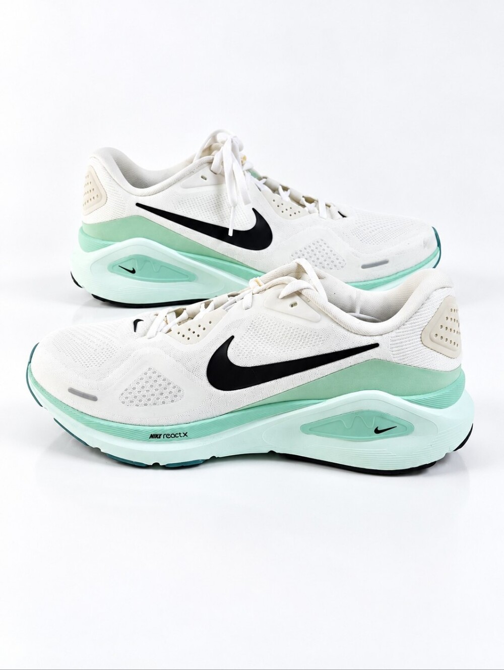Nike Structure 26 Wide ReactX White Mint Running Shoes Women’s 11 NWOB